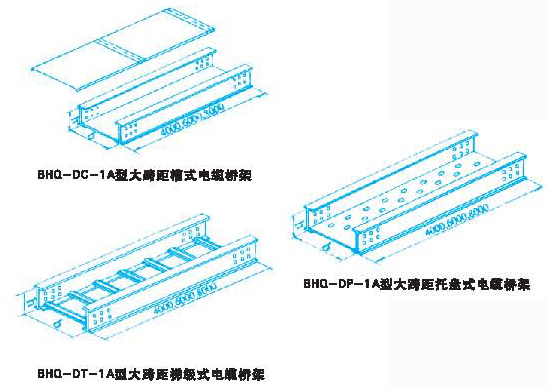 BHO-DC-T-P-1A型大（dà）跨距電纜橋架