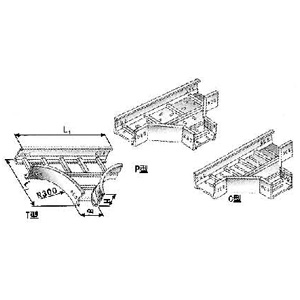 LJ（LMJ）-03AT-P-C型水（shuǐ）平（píng）三通橋架