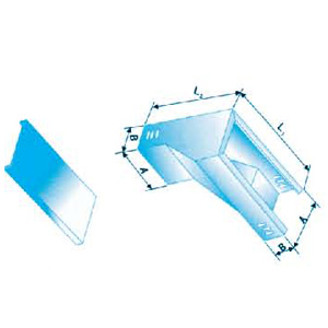 槽式垂直左上彎蓋--體 XQJ-C-05E