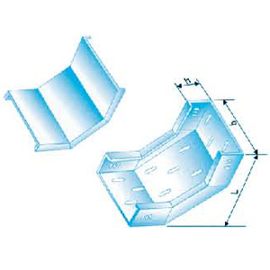 托盤式垂直凹彎通